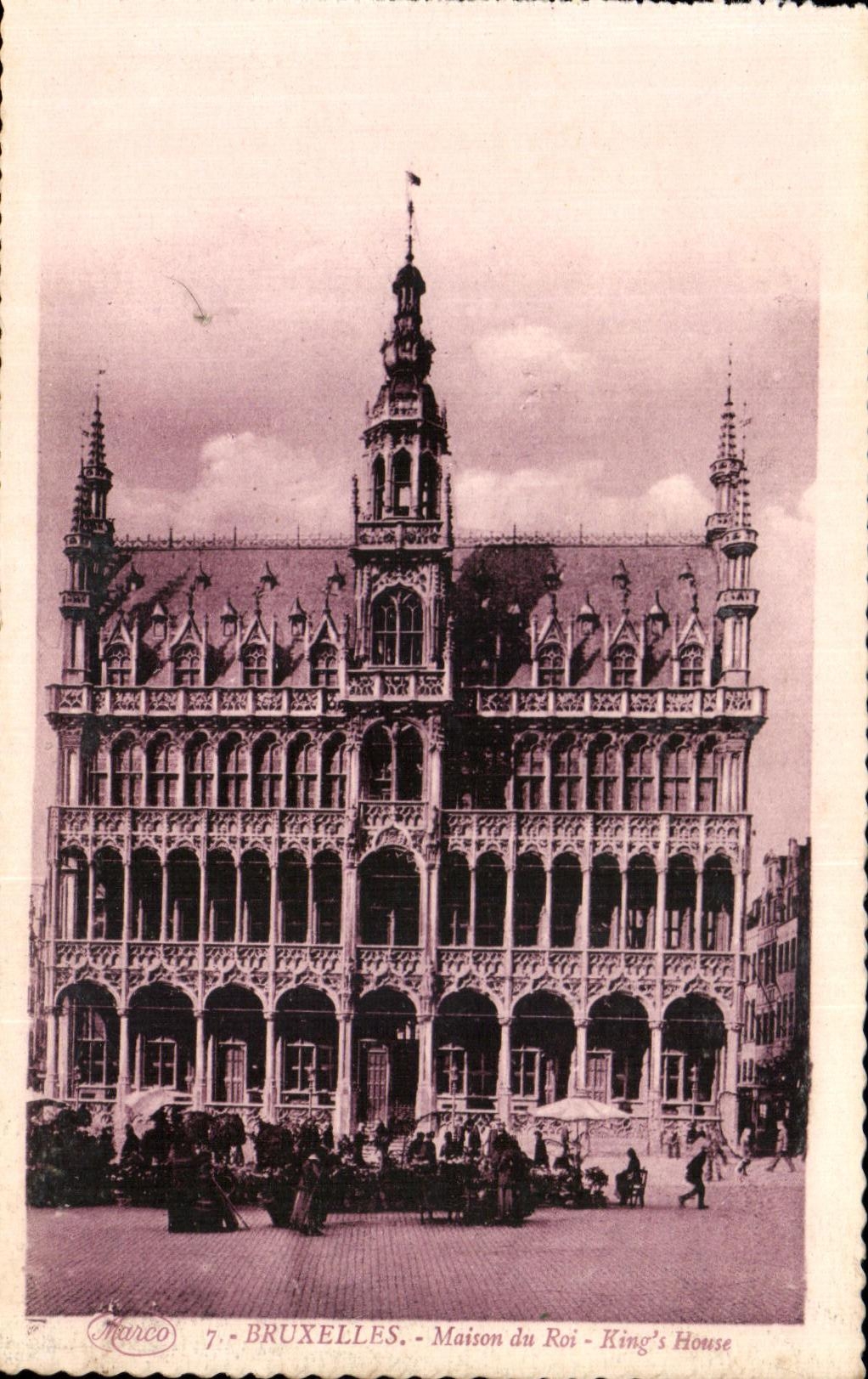 CPA Brussels house of the king king' S house