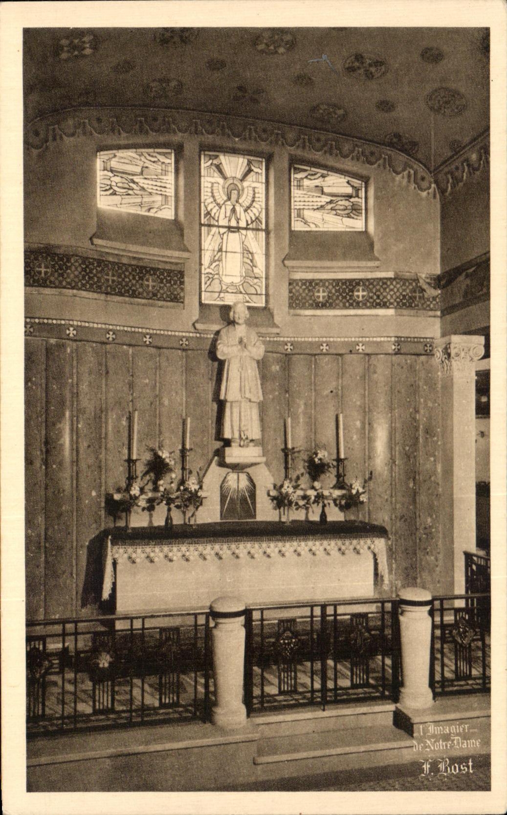 CPA Our lady Vichy to combine vault of the saint cleans ars