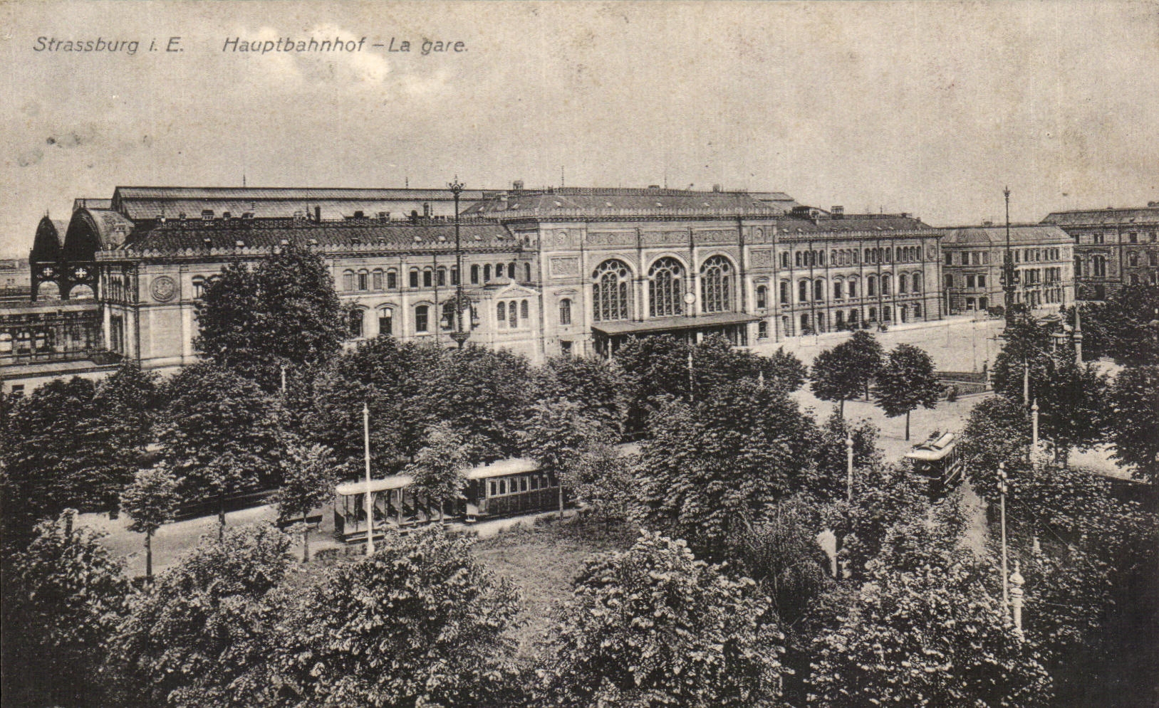 CPA Strassburg Hauptbahnhof Train station Strasbourg