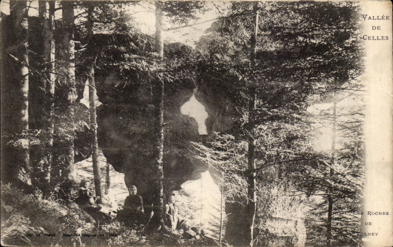 CPA Valley of Those rocks of Volney