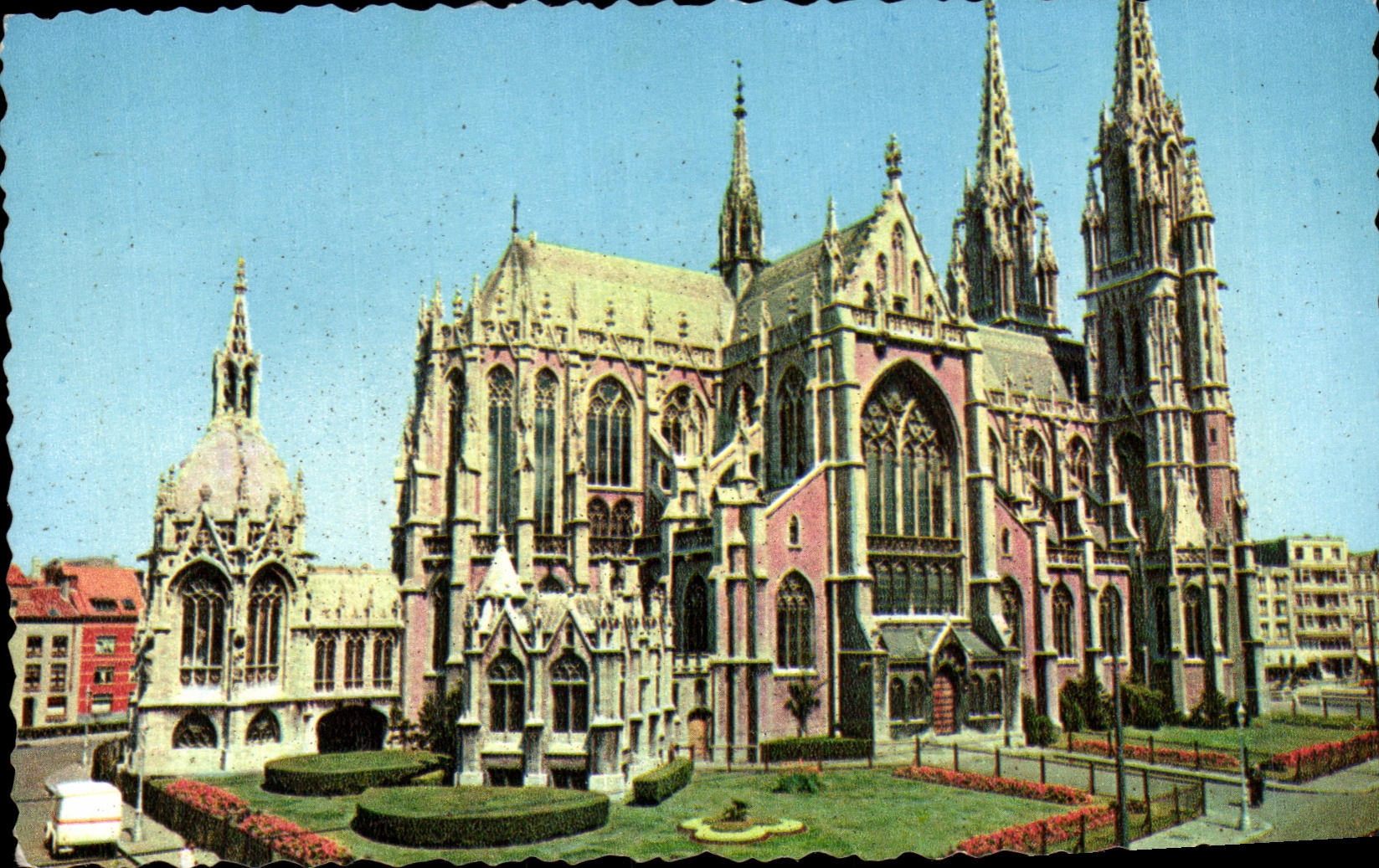 CPA Ostende Eqlise S pierre et Oostende Kerk St Petrus en Paulus