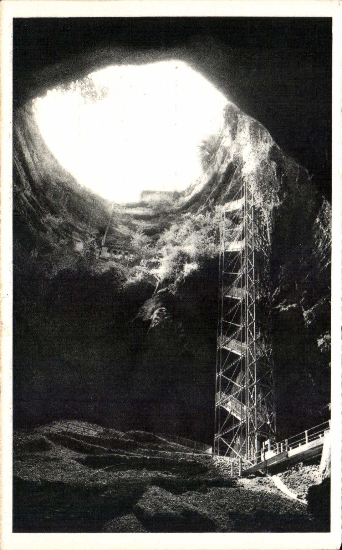 CPA Le Lot Illustre Padirac Le Gouffre