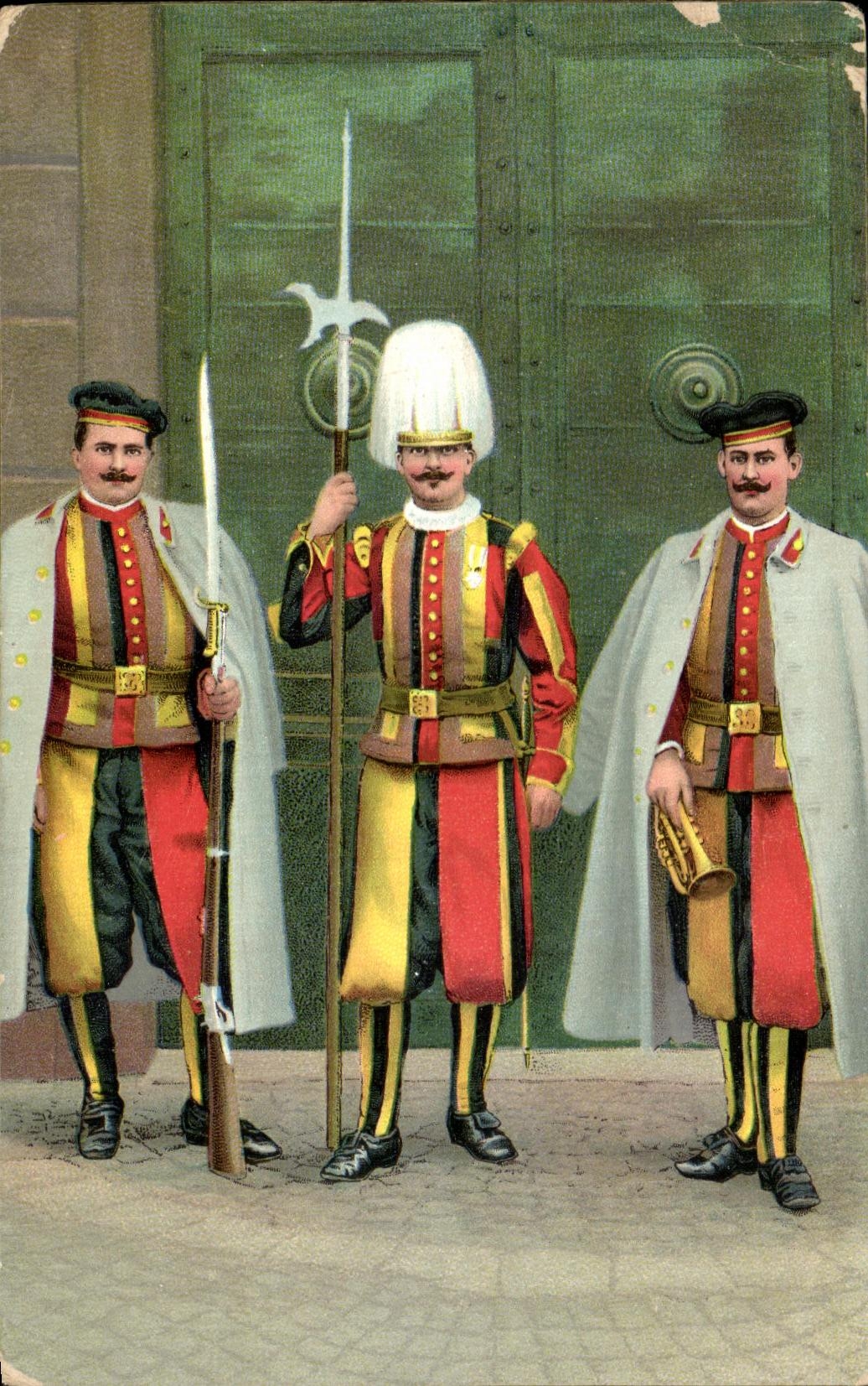 CPA Costume militaria