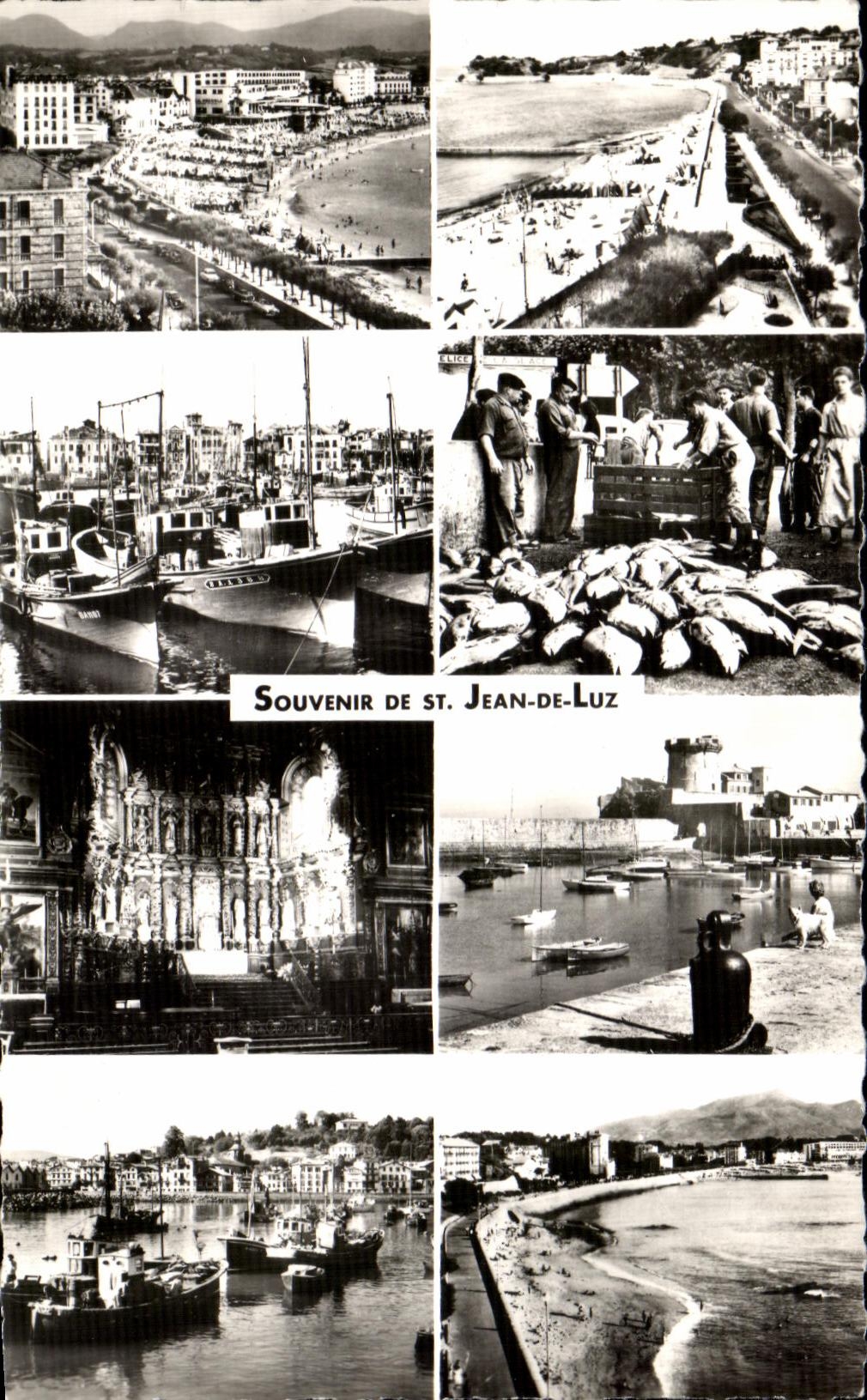 CPA Souvenir de st jean de luz