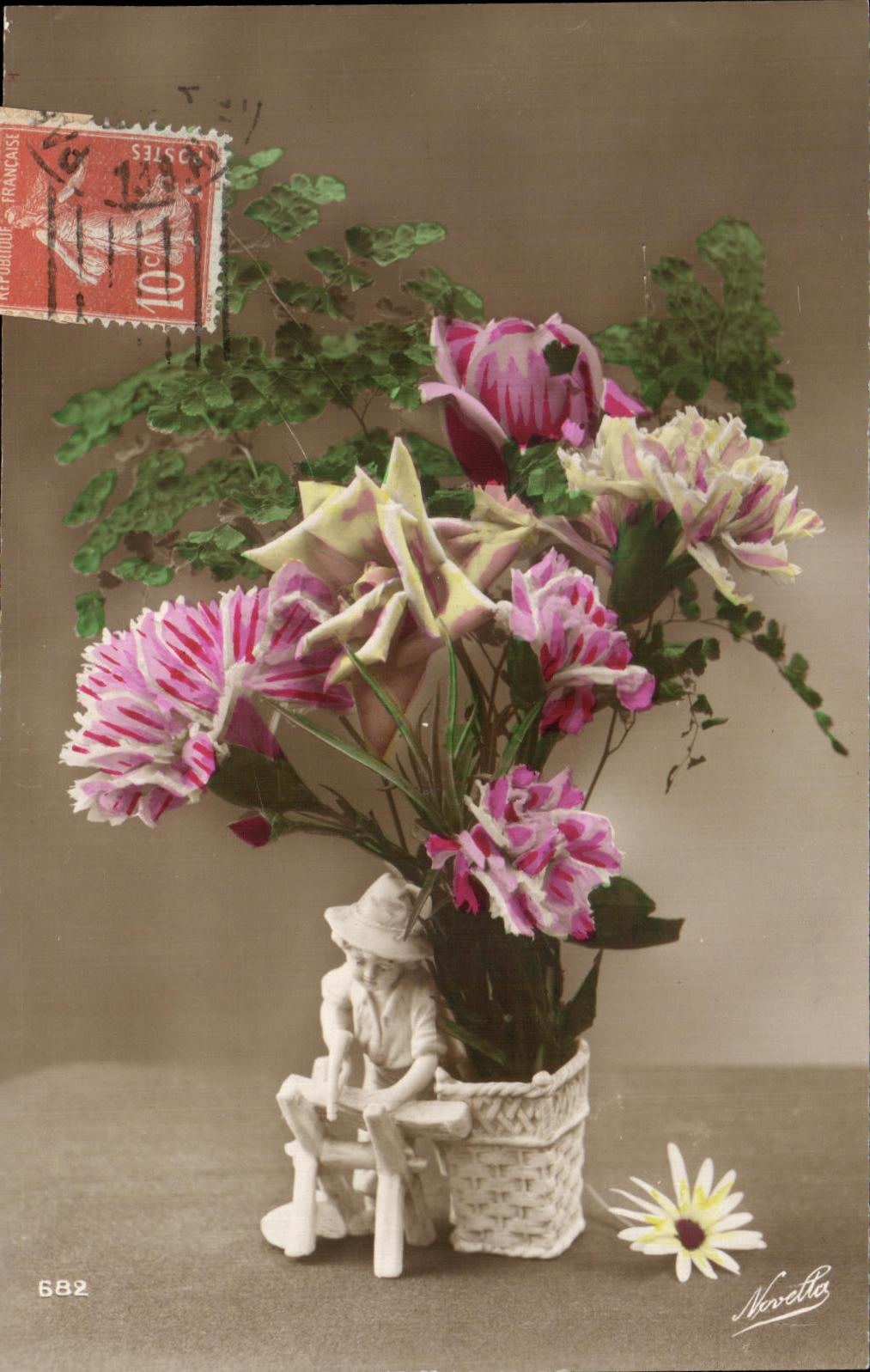 Flores de Santons de la fantasia de CPA