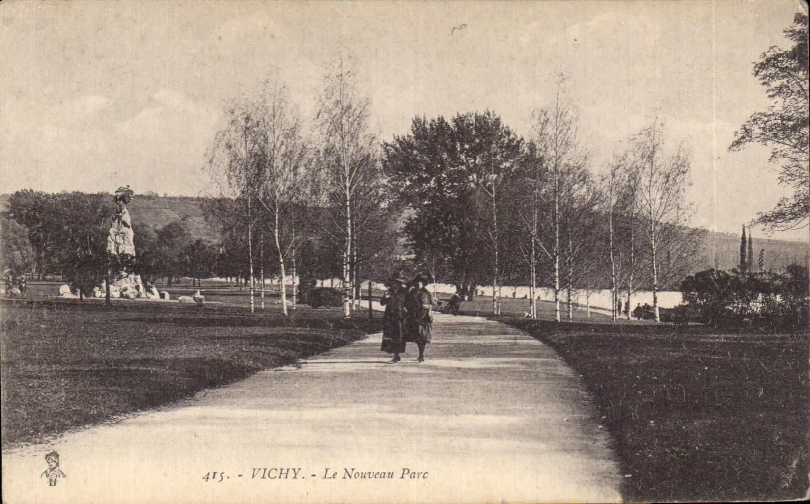 CPA Vichy le nouveau parc