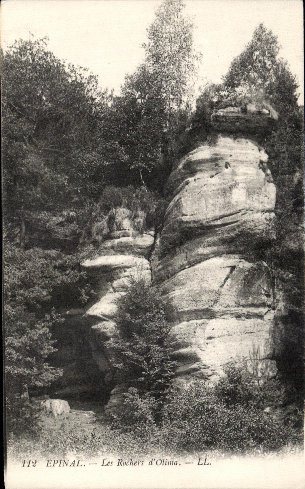 CPA Epinal les rochers d'olima