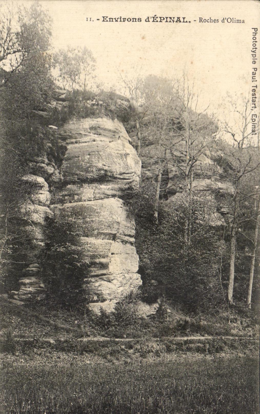 CPA Environs d epinal roches d olima 