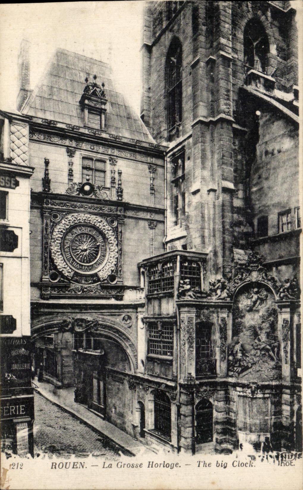 CPA Rouen the large clock