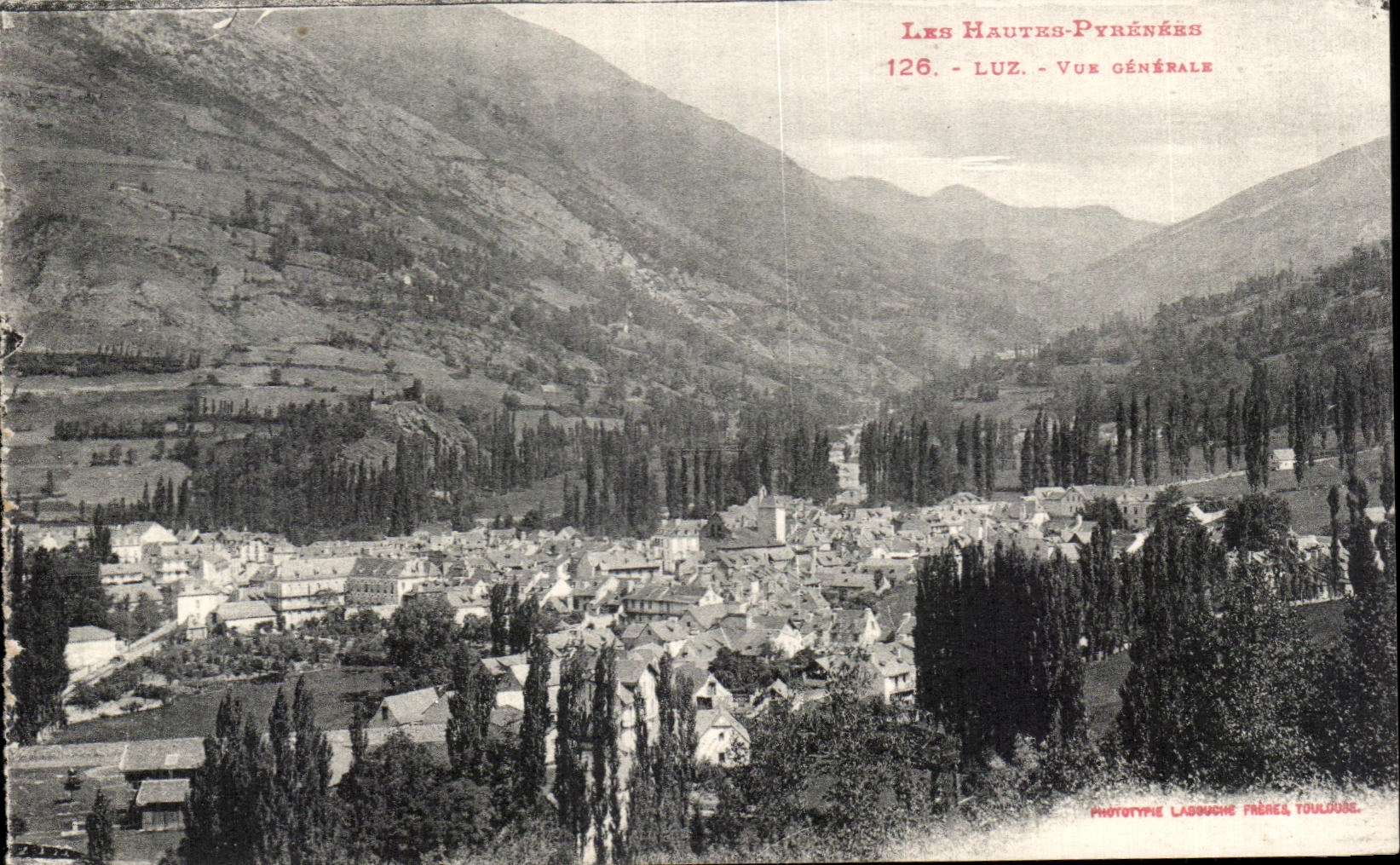 CPA Les Hautes Pynenees Luz Vue Cenenale