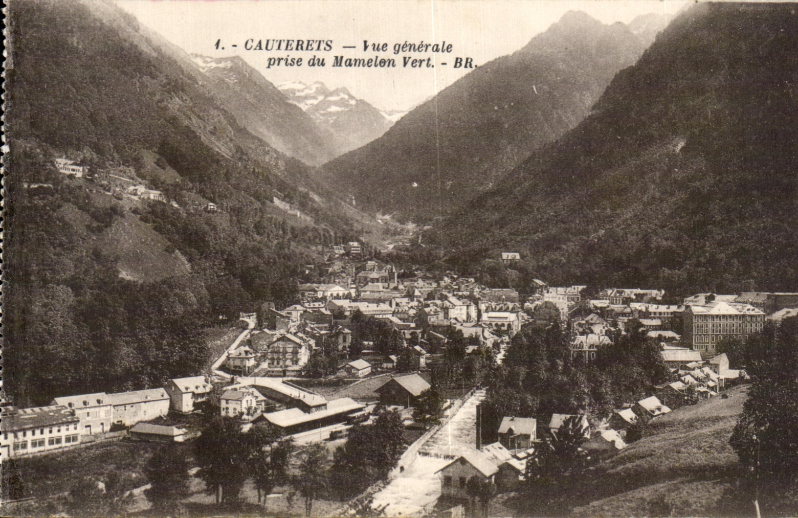 CPA Cauterets View Taken of the Green Nipple