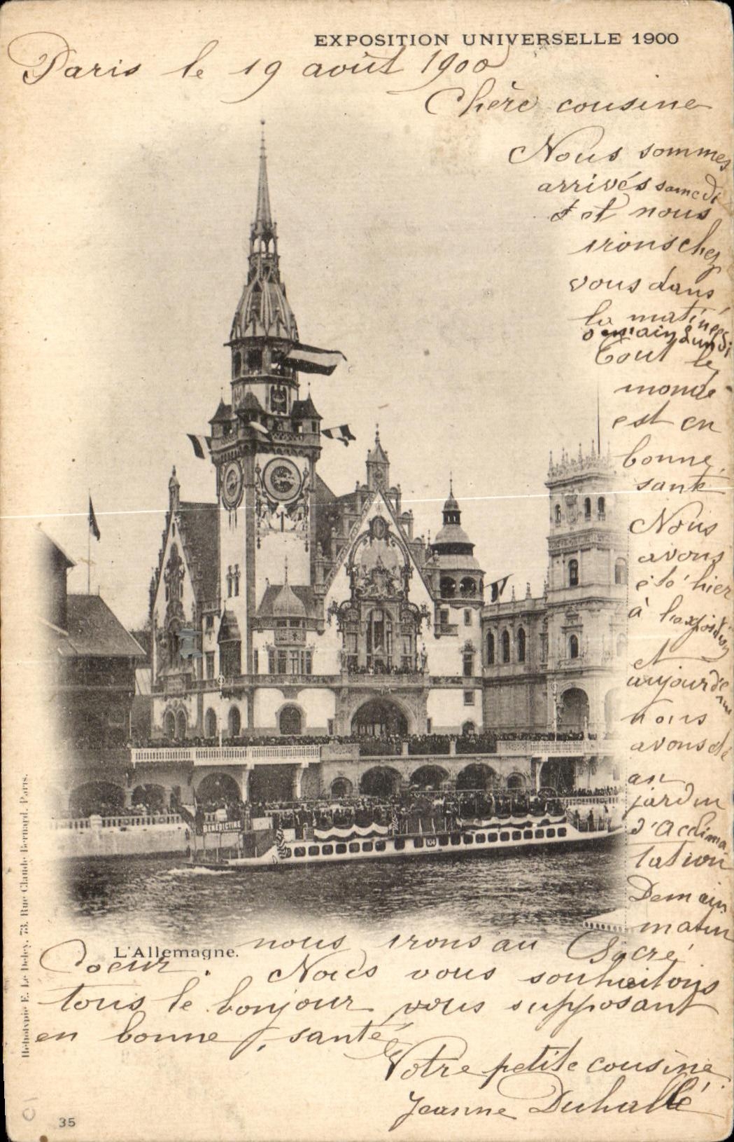 CPA L'Allemagne Exposition universelle 1900