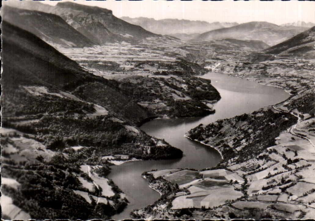 CPSM Vallee Du Drac Vue Vue acrienne du Lac du Sautet 