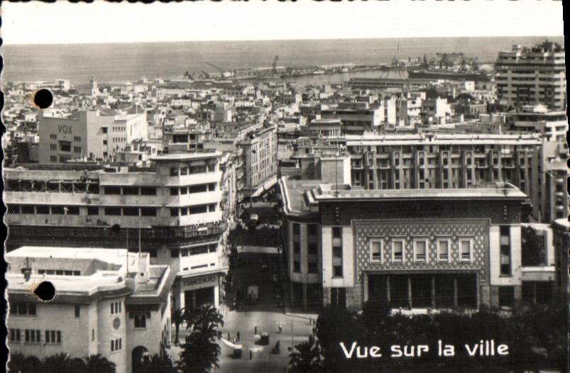 CPSM Casablanca Maroc Vue sur la Ville