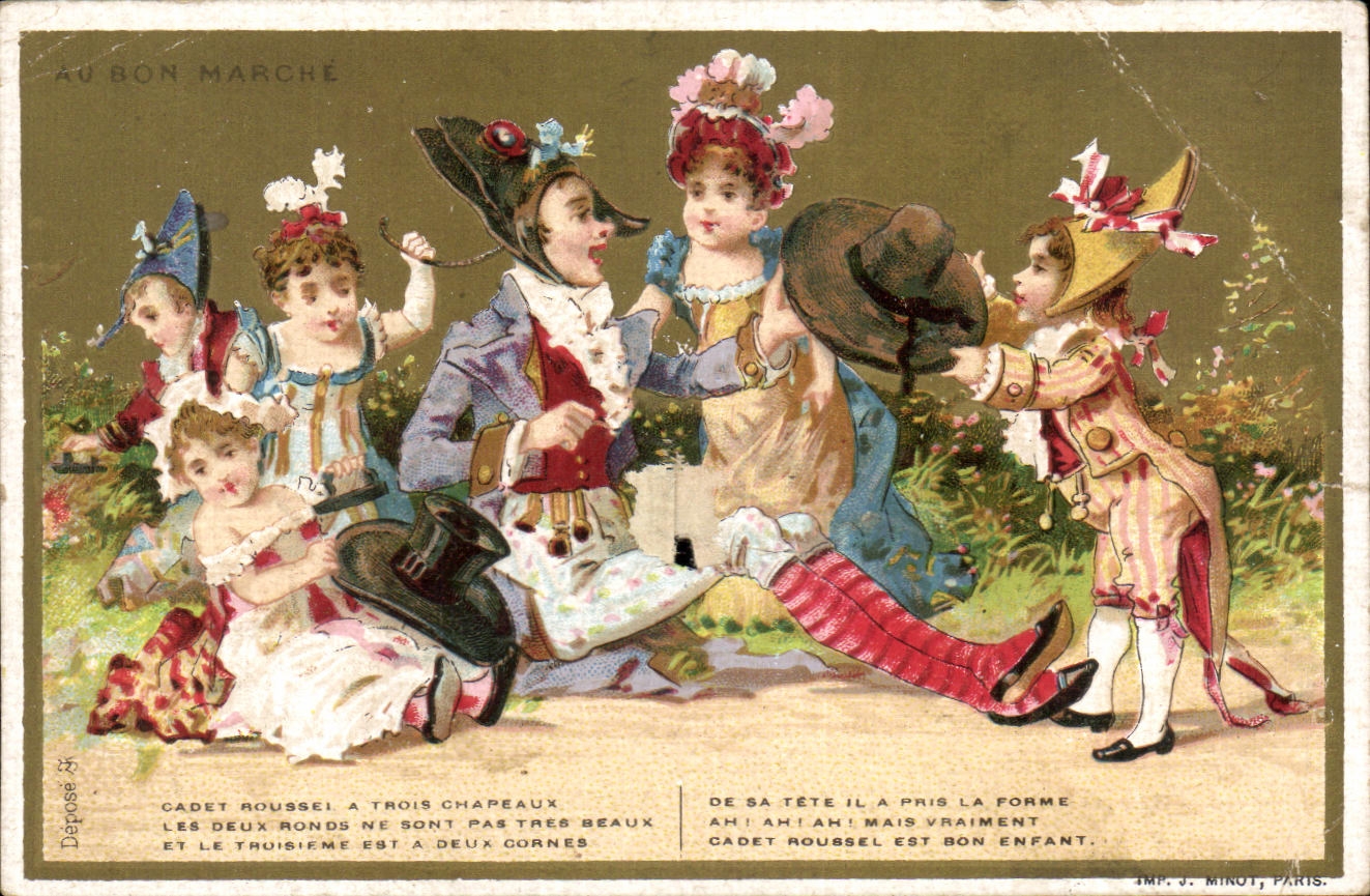 Chromo Au Bon Marche Guignol