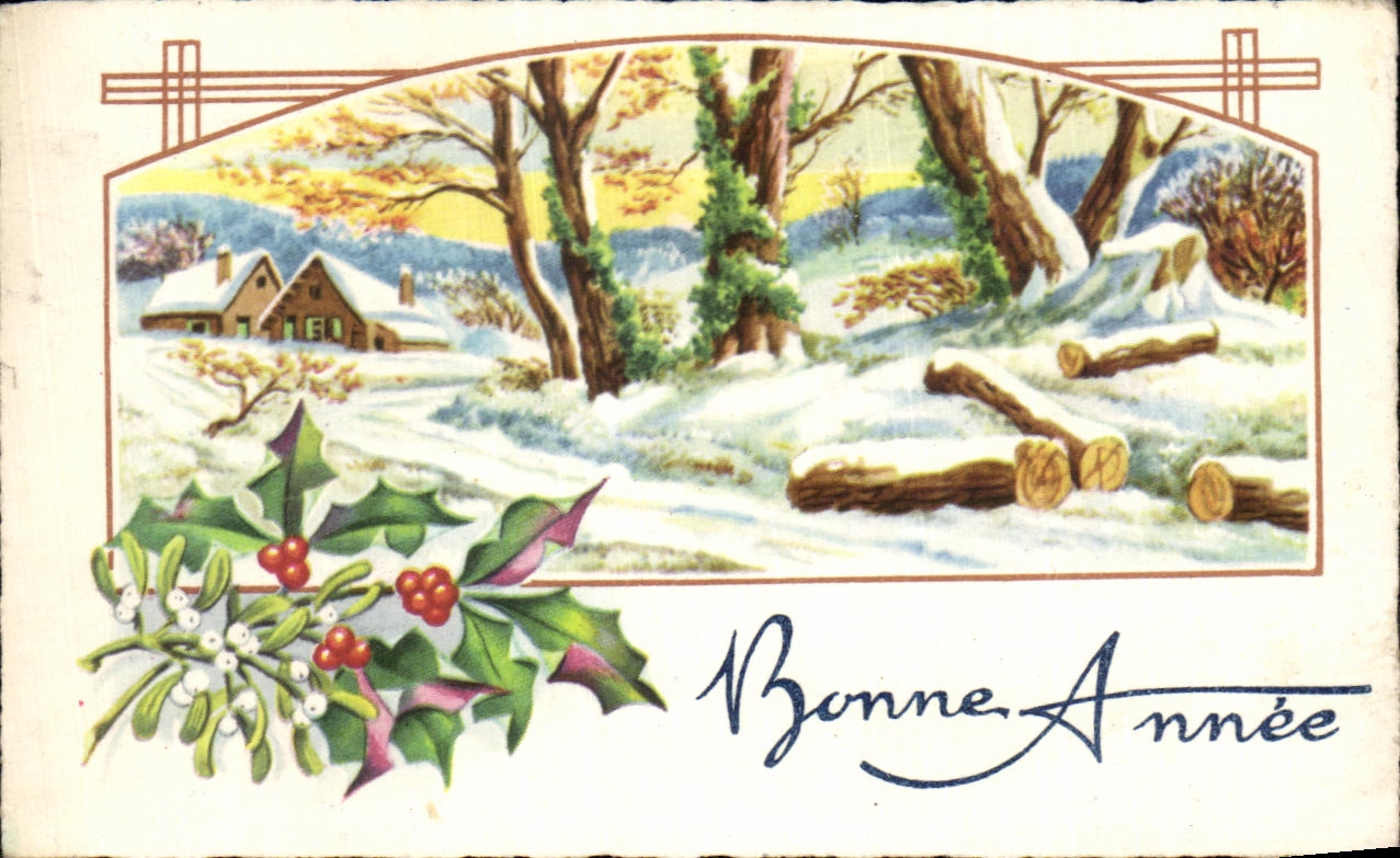 CPA Bonne Annee