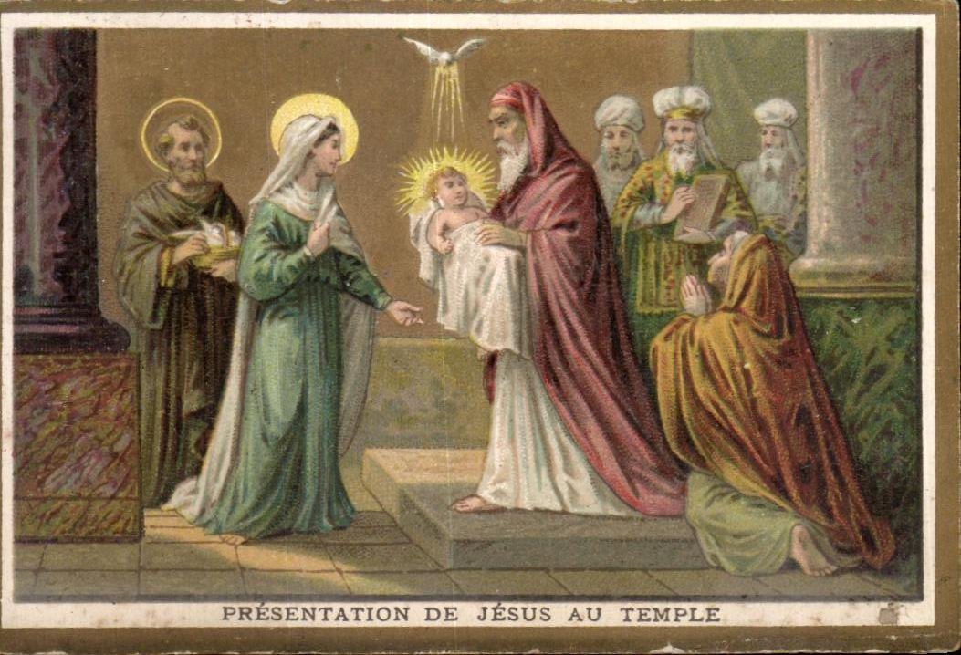 Chromo Presentation De Jesus Au Temple