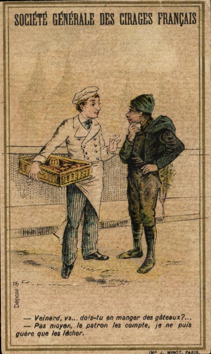 Chromo Societe Generale Des Cirages Francais Veinrd Boulangerie Fulgor 