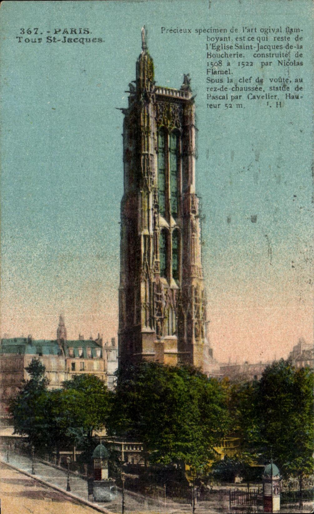 CPA Paris Turn St Jacques