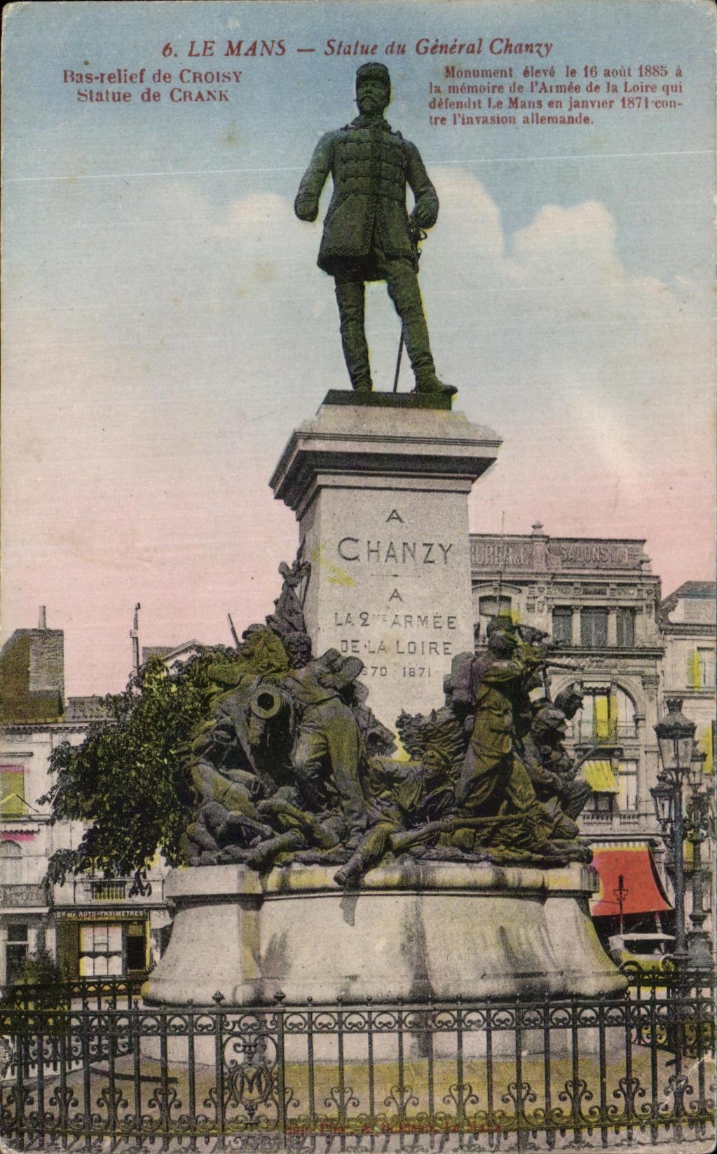 CPA Mans Statue of General Chanzy
