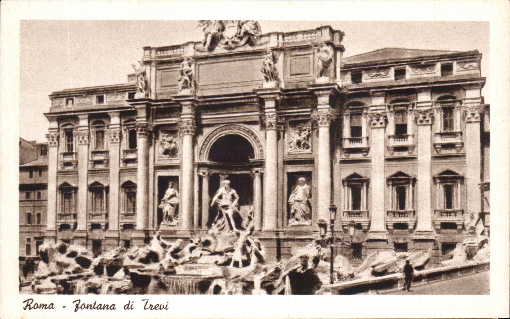 CPA Roma fontana di trevi