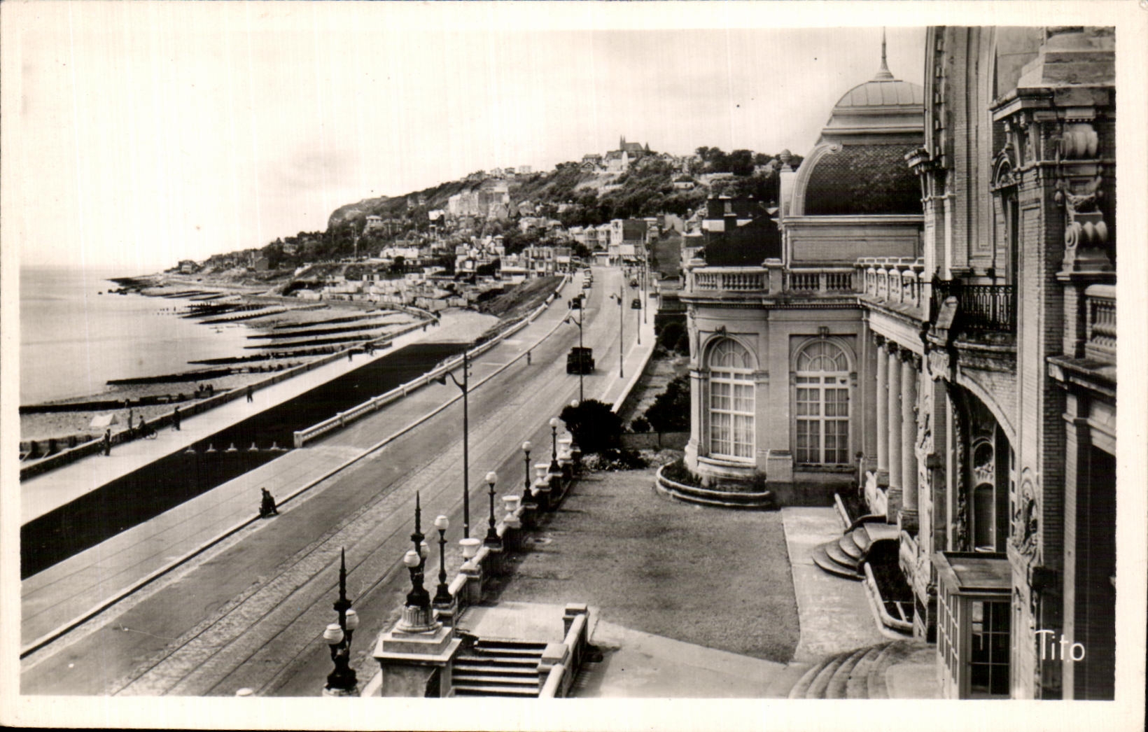 CPA Le Havre Terrasse du Casino et Montee a Saintee Adresse