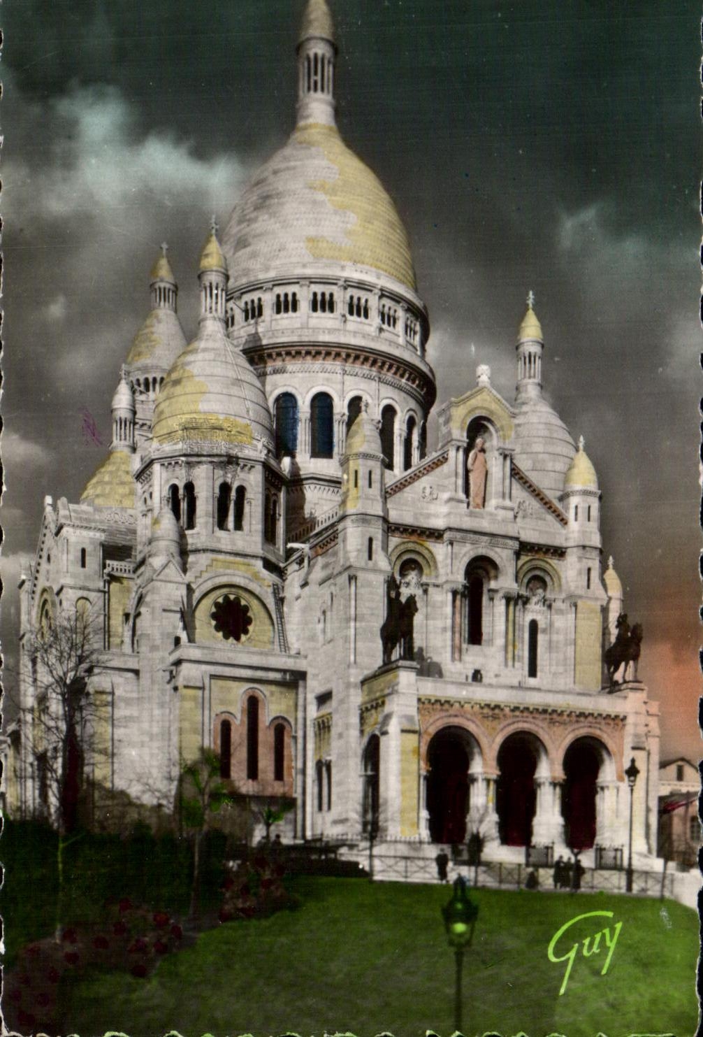 CPSM Paris Basilique du Sacre Coeur de Montmartre 
