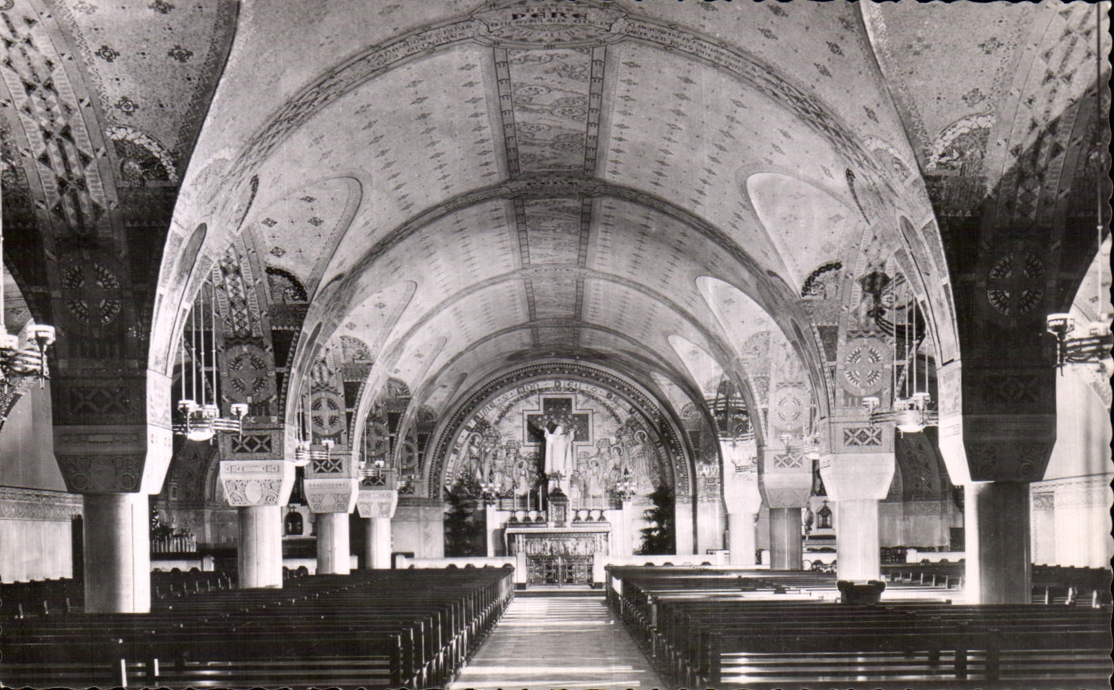 CPA the Basilica De Lisieux the Crypt View