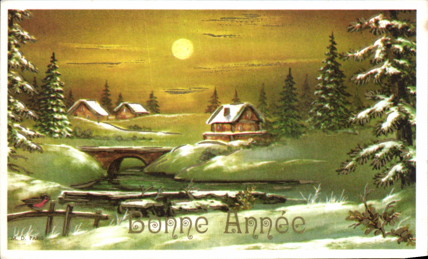CPA Bonne Annee