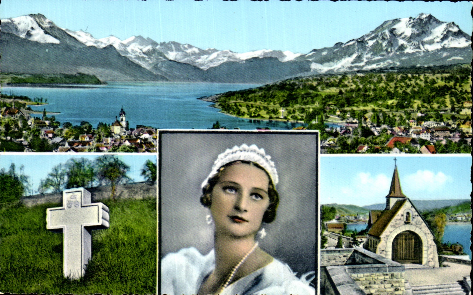 CPA Kussnacht am Rigi (Schweiz) Gedachtniskapelle Konigin Astrid von Belgien