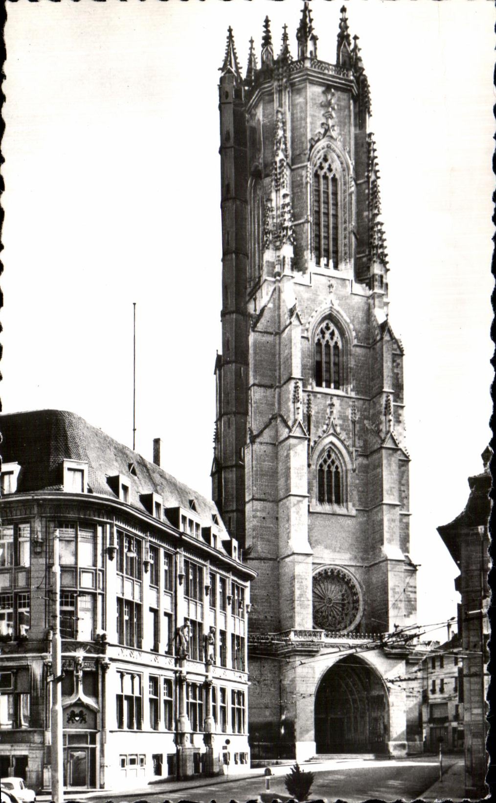 CPA Fribourg Cathedrale de St Nicolas