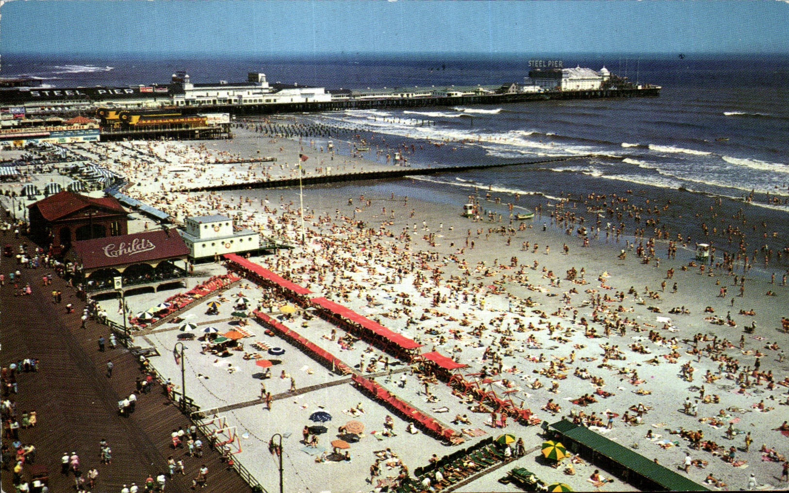 CPA Bathers And The Beach At Atlantic City A bird