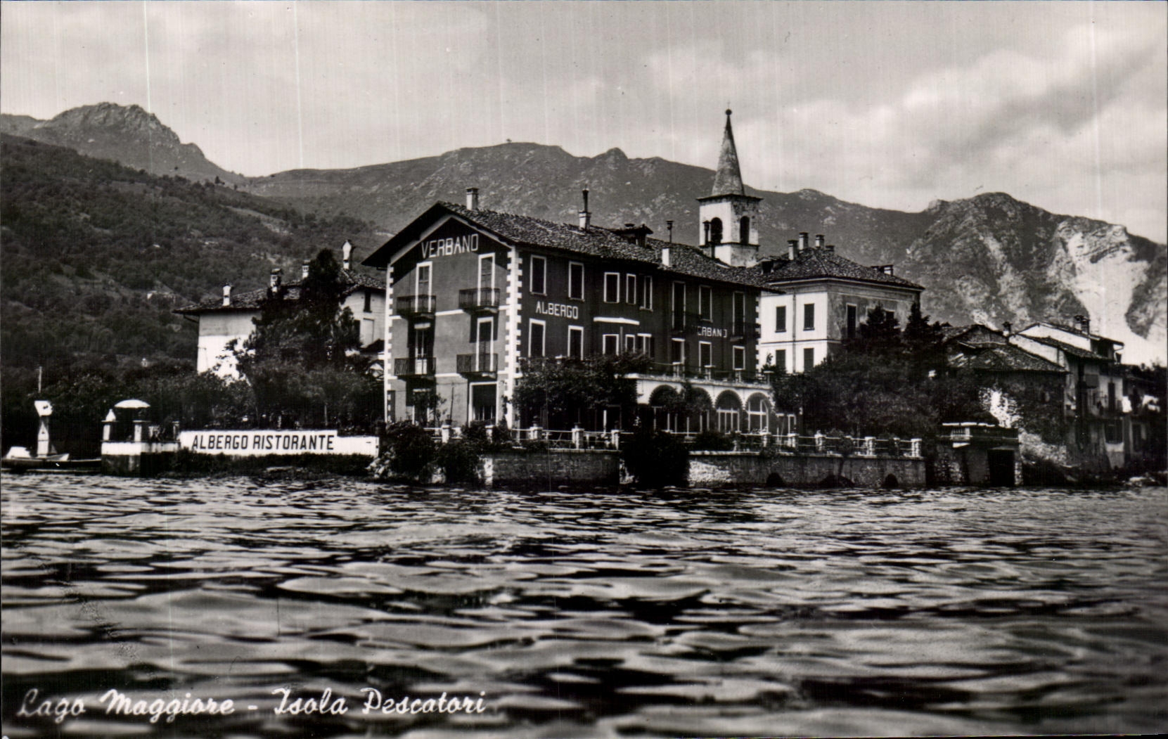 CPA Lago Magiore isola PEscatori