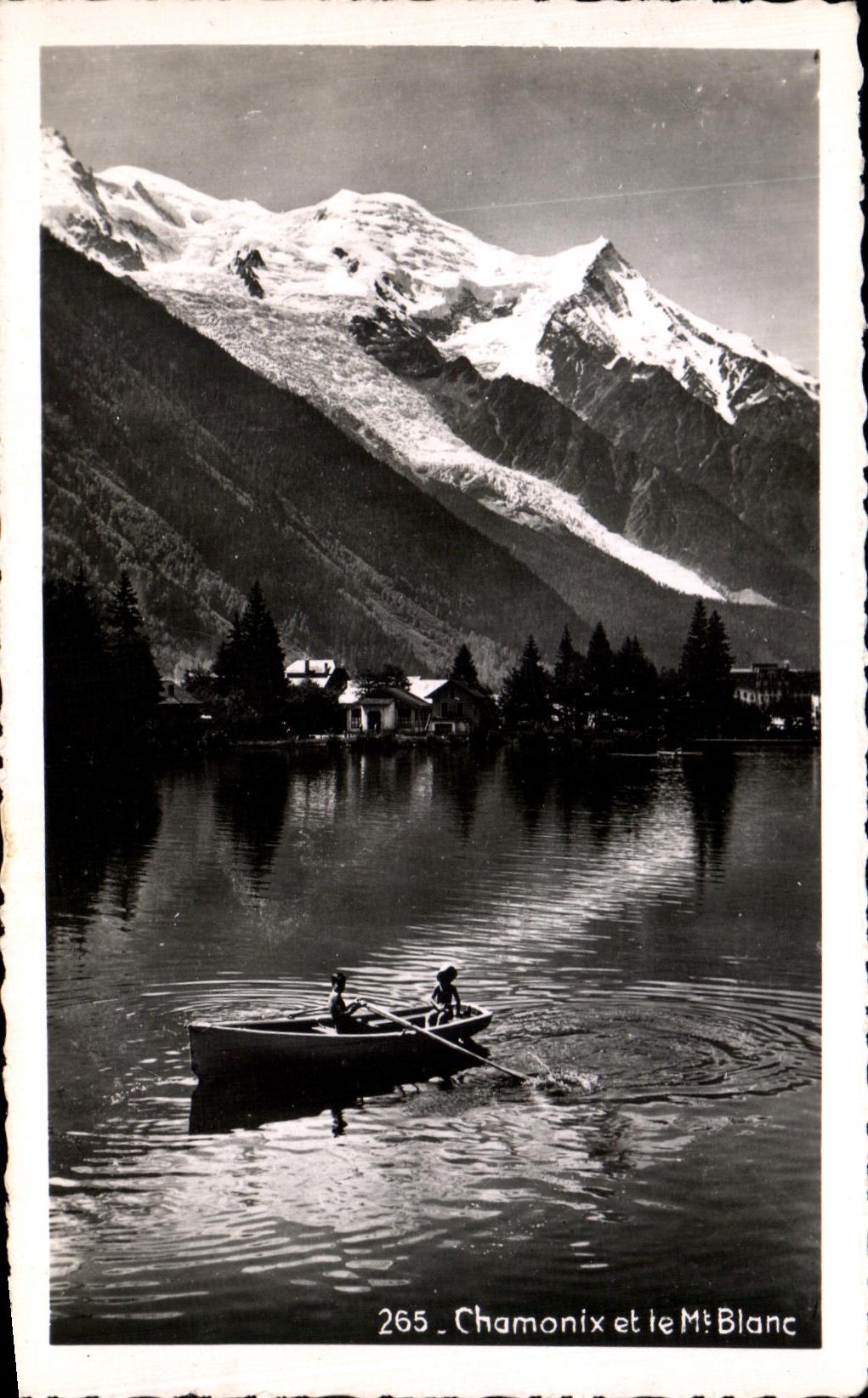 CPA Chamonix et le Mt Blanc