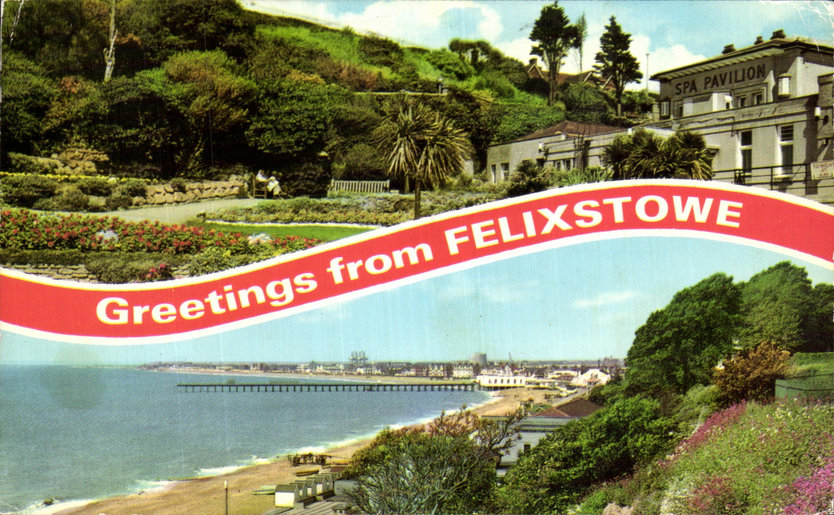 CPA Spa Gardens Promenade Greetings Felixstowe