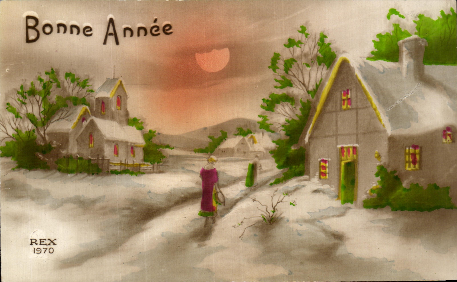 CPA Fantaisie Bonne Annee