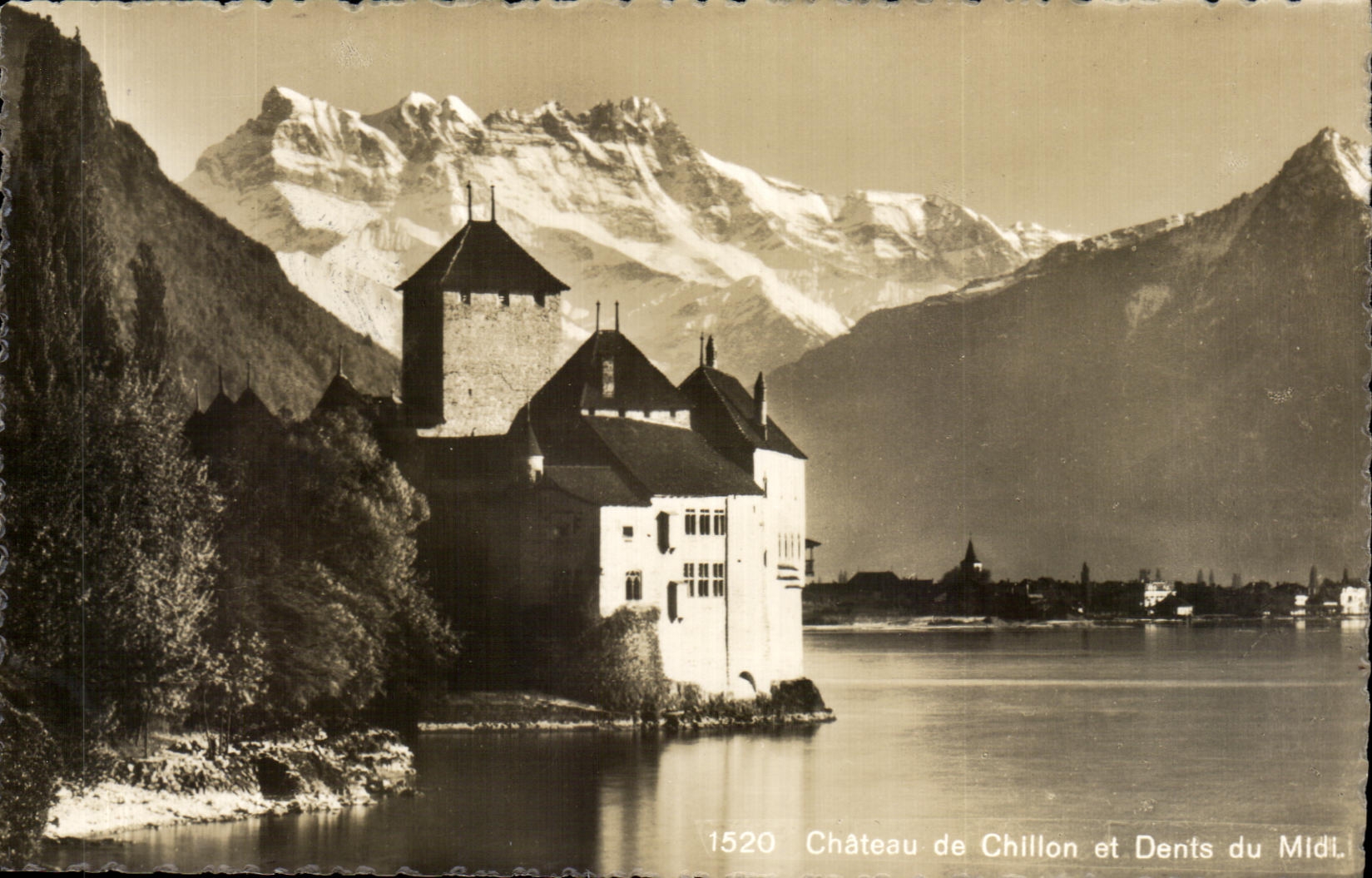 CPA Chateau de Chillon et Dents du Midi