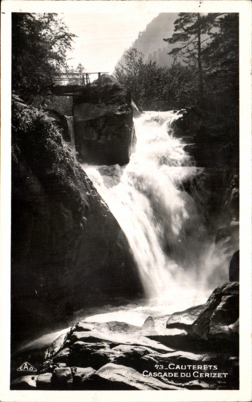 CPA Cauterets Cascades Of Cerizet