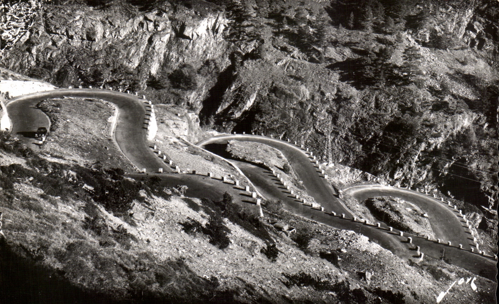 CPA Vallee D'aure route des lacs le triple huit