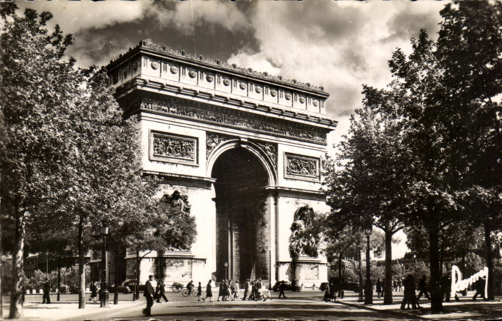 CPSM Paris Arc de Triomphe 