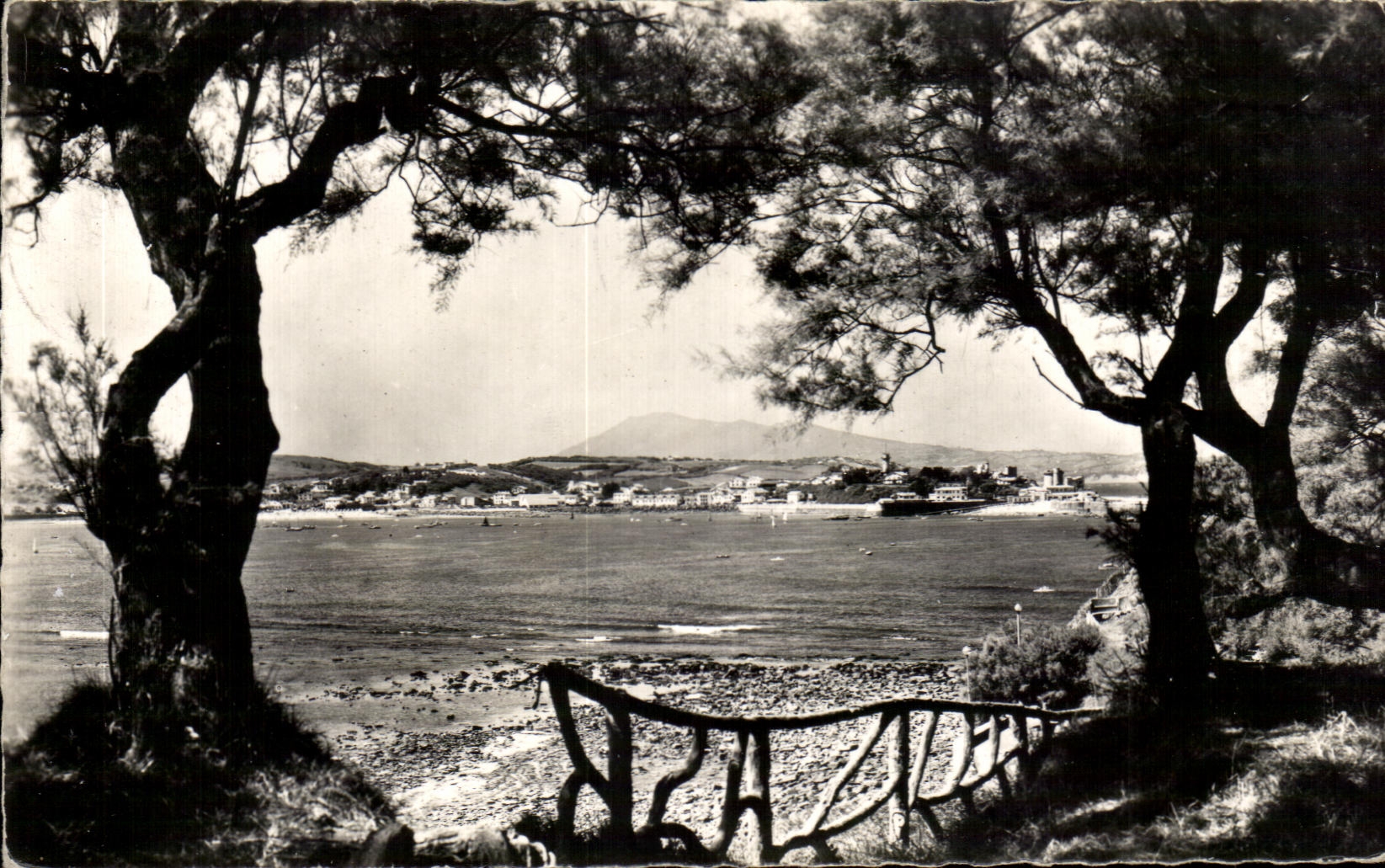 CPSM St jean de luz socoa vu depuis ste barbe