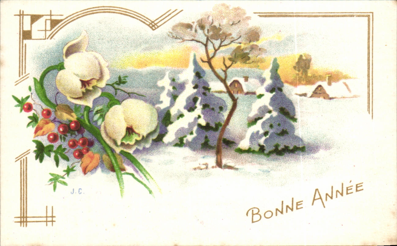 CPA Fantaisie Bonne Annee