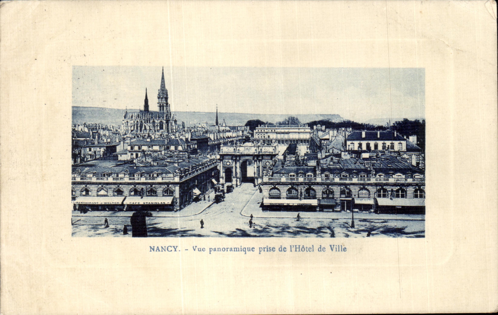CPA Nancy Vue panoramique prise de I'Hotel de Ville