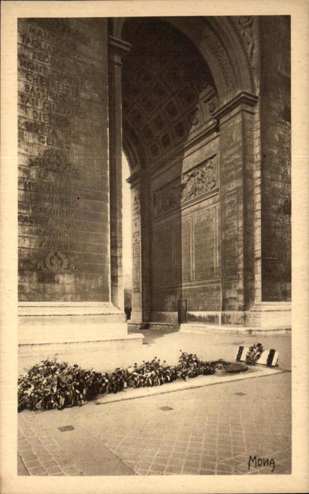 CPA Les Petits Tableaux De Paris La Tombe du Soldat inconnu Arc de triomphe
