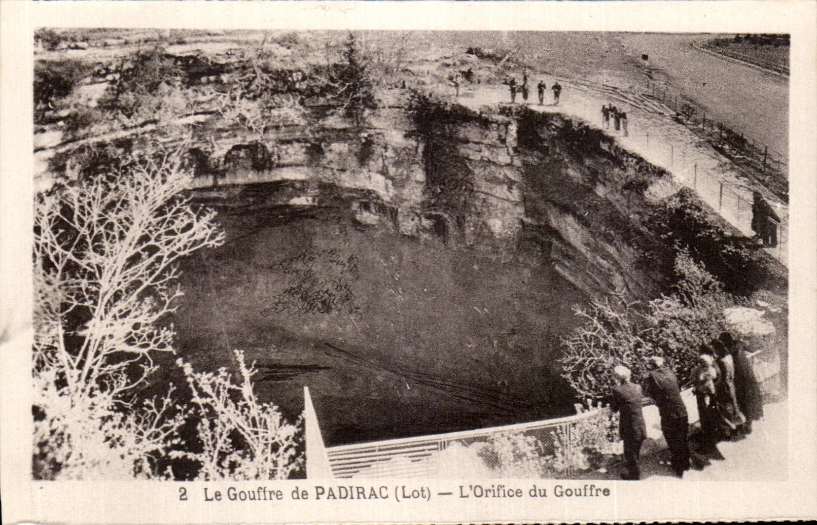CPA Le Gouffre de Padirac L'Orifice du Gouffre