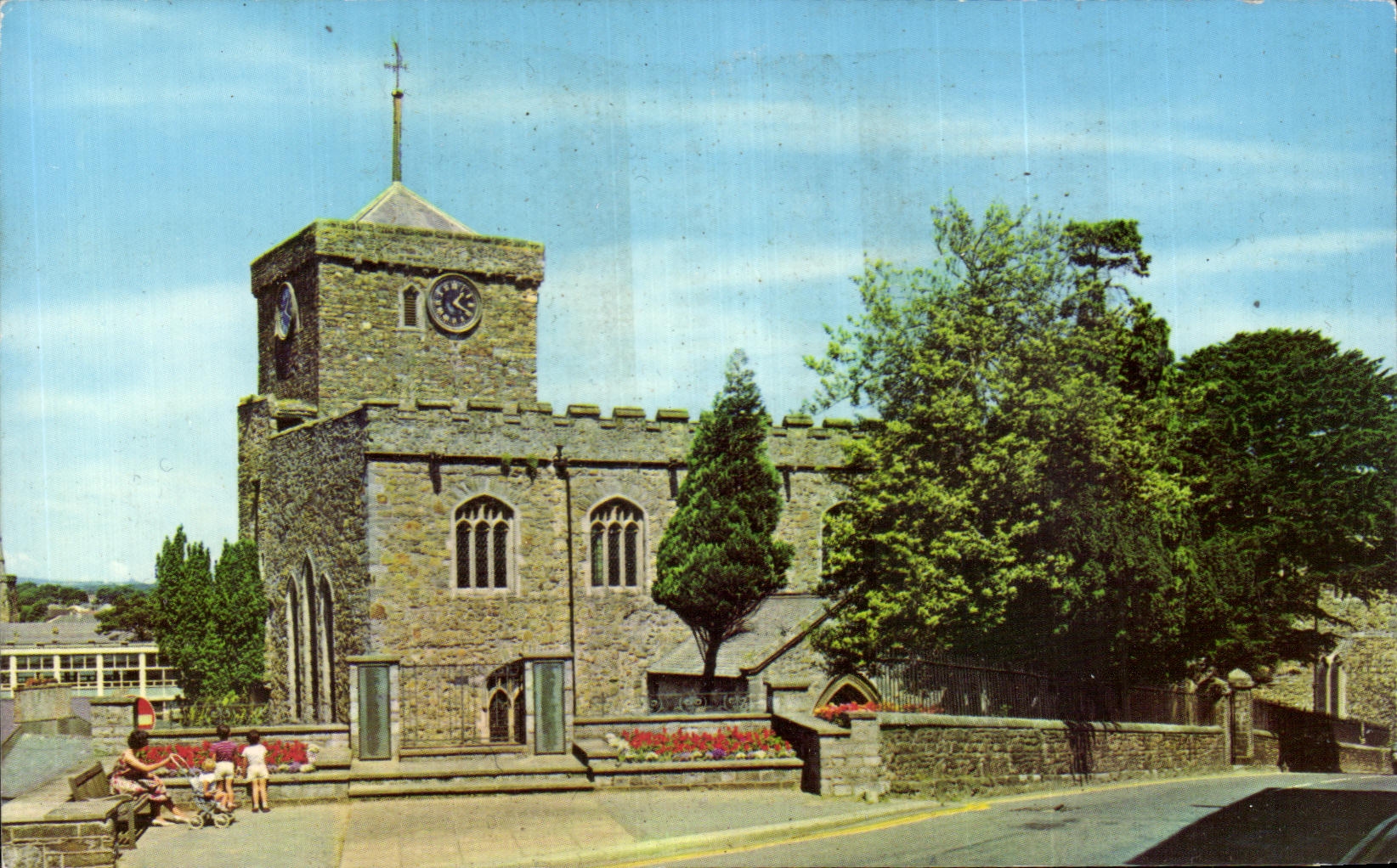 CPSM St Mary's church Haverforwest 