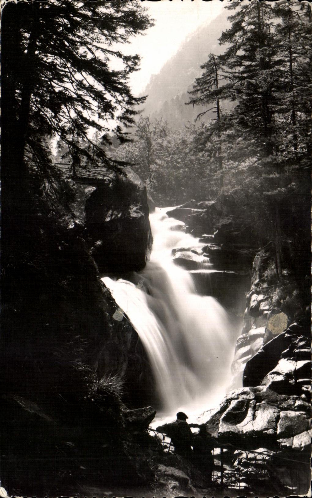 CPA Cauterets Cascades of Cerisey