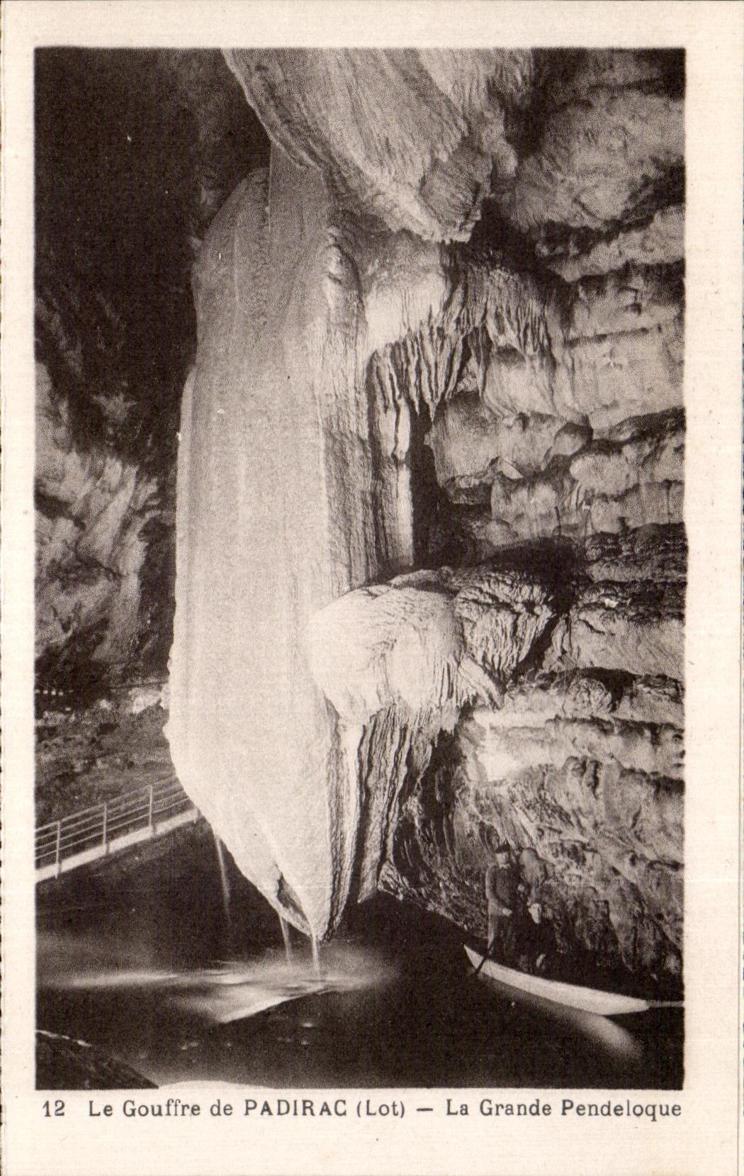 CPA Le Gouffre de Padirac (Lot) La Grande Pendeloque