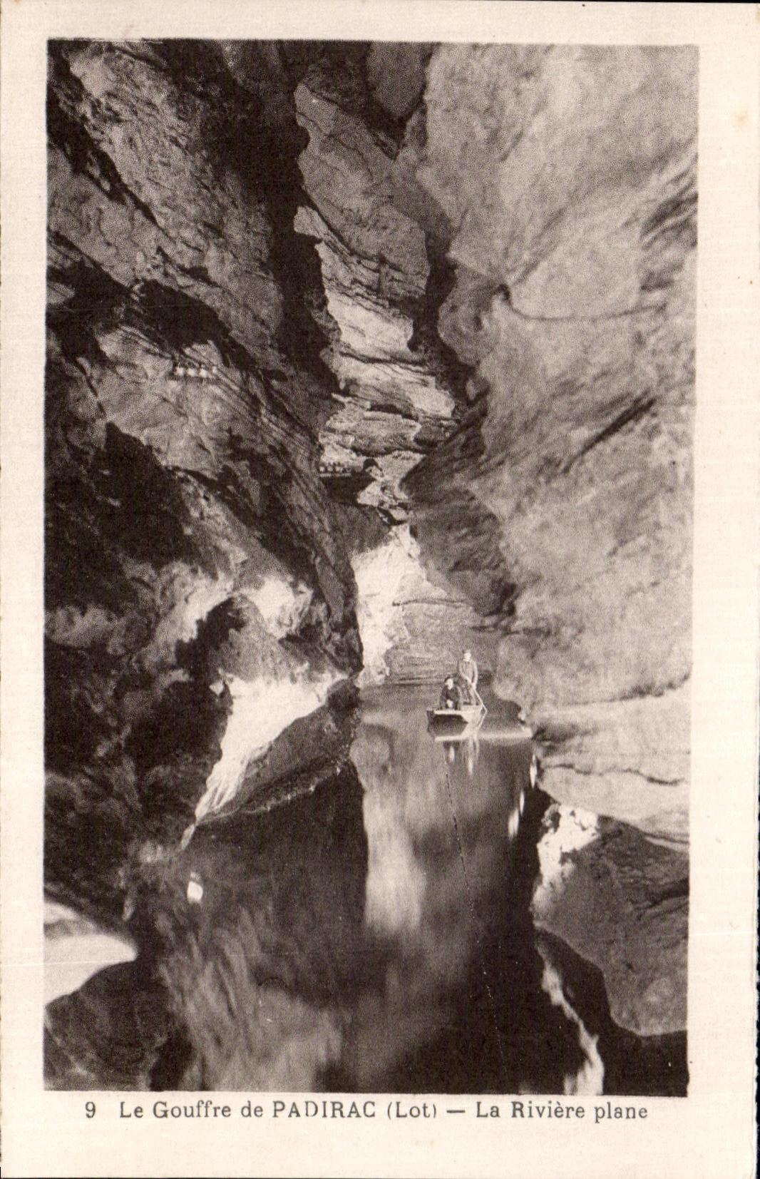 CPA Le Gouffre de Padirac (Lot) La Riviere plane
