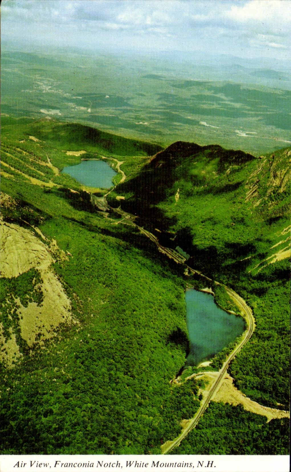 CPA Air View Franconia Notch White Mountains